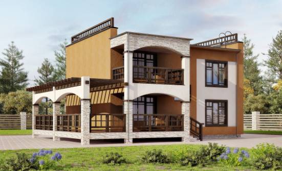 150-010-Л Проект двухэтажного дома, недорогой дом из кирпича Самара | Проекты домов от House Expert