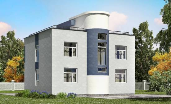 180-005-П Проект двухэтажного дома, просторный загородный дом из арболита Жигулёвск | Проекты домов от House Expert