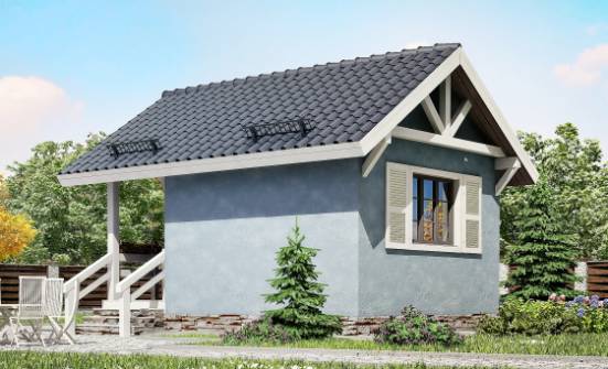 020-001-П Проект одноэтажного дома, экономичный коттедж из дерева Самара | Проекты домов от House Expert