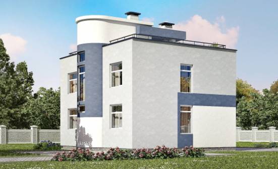 180-005-П Проект двухэтажного дома, просторный загородный дом из арболита Жигулёвск | Проекты домов от House Expert