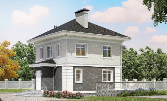 090-003-П Проект двухэтажного дома, красивый дом из керамзитобетонных блоков Новокуйбышевск | Проекты домов от House Expert