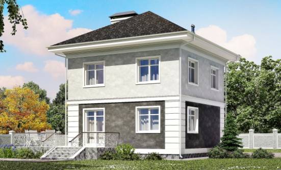 090-003-П Проект двухэтажного дома, красивый дом из керамзитобетонных блоков Новокуйбышевск | Проекты домов от House Expert