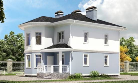 120-001-П Проект двухэтажного дома, недорогой коттедж из пеноблока Сызрань | Проекты домов от House Expert