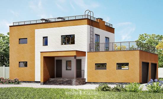 180-012-П Проект двухэтажного дома, гараж, уютный дом из кирпича Жигулёвск | Проекты домов от House Expert