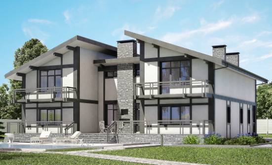 280-002-П Проект двухэтажного дома мансардой, доступный домик из кирпича Самара | Проекты домов от House Expert