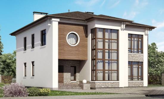 300-005-П Проект двухэтажного дома, классический дом из кирпича Жигулёвск | Проекты домов от House Expert