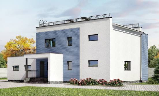 180-012-Л Проект двухэтажного дома, гараж, средний загородный дом из кирпича Отрадный | Проекты домов от House Expert