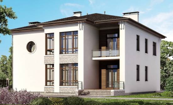 300-005-П Проект двухэтажного дома, классический дом из кирпича Жигулёвск | Проекты домов от House Expert