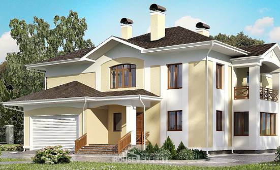 375-002-Л Проект двухэтажного дома, гараж, уютный коттедж из кирпича Сызрань | Проекты домов от House Expert