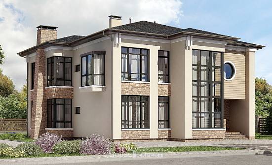 300-005-Л Проект двухэтажного дома, красивый коттедж из кирпича Сызрань | Проекты домов от House Expert