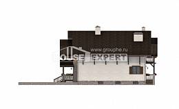 400-004-П Проект трехэтажного дома мансардой, гараж, красивый дом из кирпича Самара, House Expert