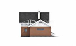 120-002-Л Проект двухэтажного дома с мансардным этажом, гараж, красивый загородный дом из поризованных блоков Самара, House Expert