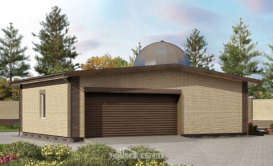 075-001-Л Проект гаража из кирпича Сызрань | Проекты домов от House Expert